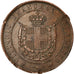 Coin, ITALIAN STATES, TUSCANY, Provisional Government, 5 Centesimi, 1859