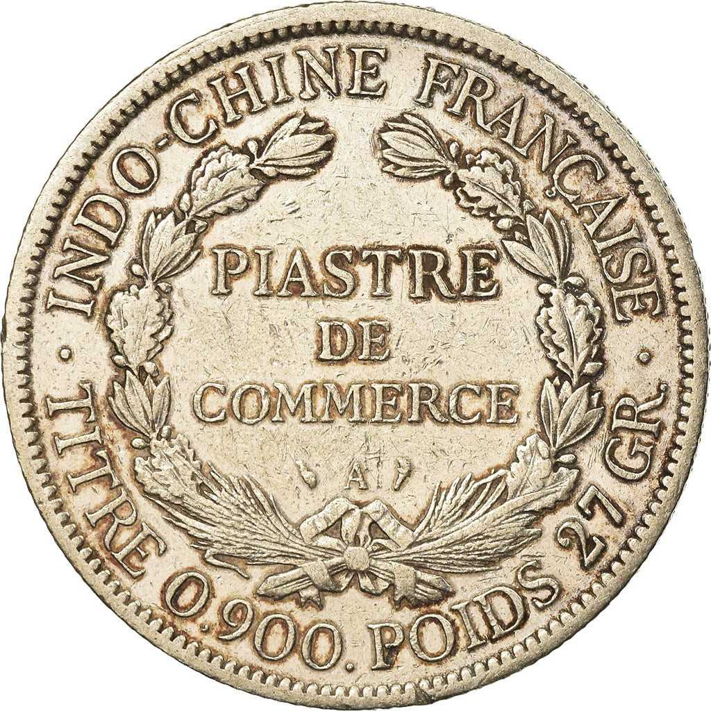Moneta, INDOCINA FRANCESE, Piastre, 1900, Paris, MB+, Argento, KM:5a.1