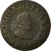 Monnaie, France, Henri IV, Double Tournois, 1603, Paris, TB+, Cuivre, CGKL:222