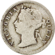 Coin, Straits Settlements, Victoria, 5 Cents, 1901, VF(20-25), Silver, KM:10