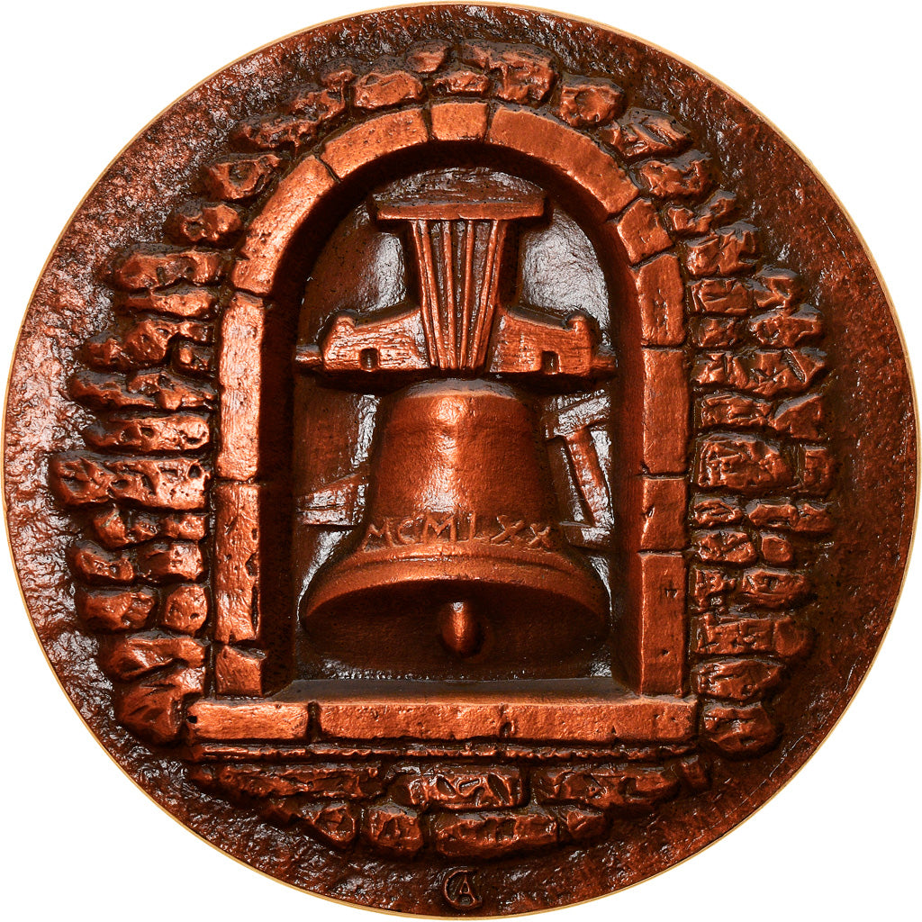 France, Medal, Le Campanile, Arts & Culture, 1971, Chevalard, MS(63), Copper