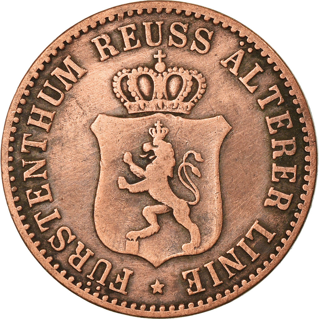 Moneta, Stati tedeschi, PRUSSIA, Wilhelm I, 3 Pfennig, 1864, Berlin, MB+, Rame