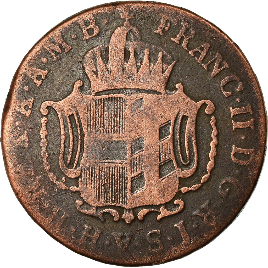 Moneta, Stati tedeschi, FURTHER AUSTRIA, Franz II, Kreutzer, 1802, G, MB, Rame