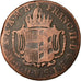 Moneta, Stati tedeschi, FURTHER AUSTRIA, Franz II, Kreutzer, 1802, G, MB, Rame
