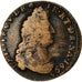 Münze, Frankreich, Louis XIV, Liard de France au buste âgé, troisième type