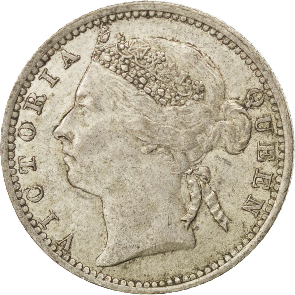 Coin, Straits Settlements, Victoria, 10 Cents, 1900, EF(40-45), Silver, KM:11