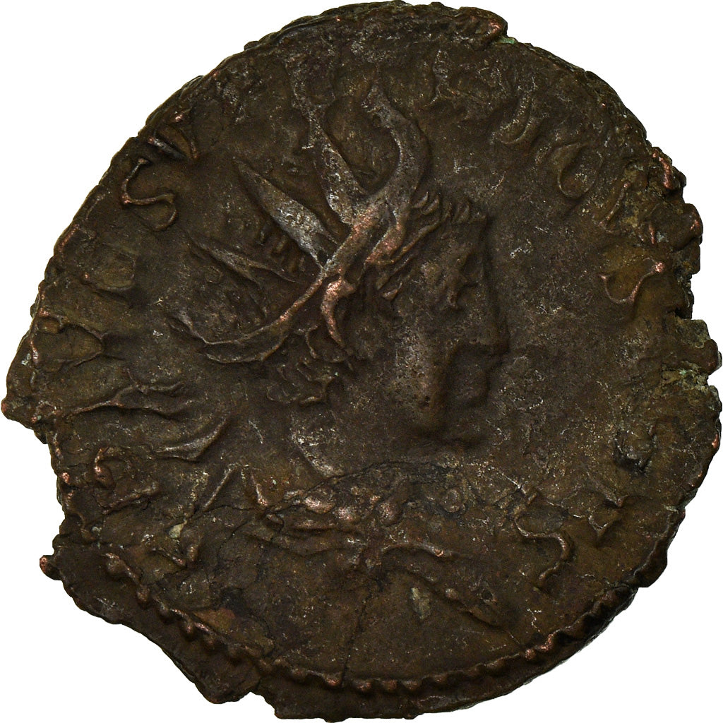 Coin, Tetricus II, Antoninianus, Trier or Cologne, VF(30-35), Billon, RIC:270
