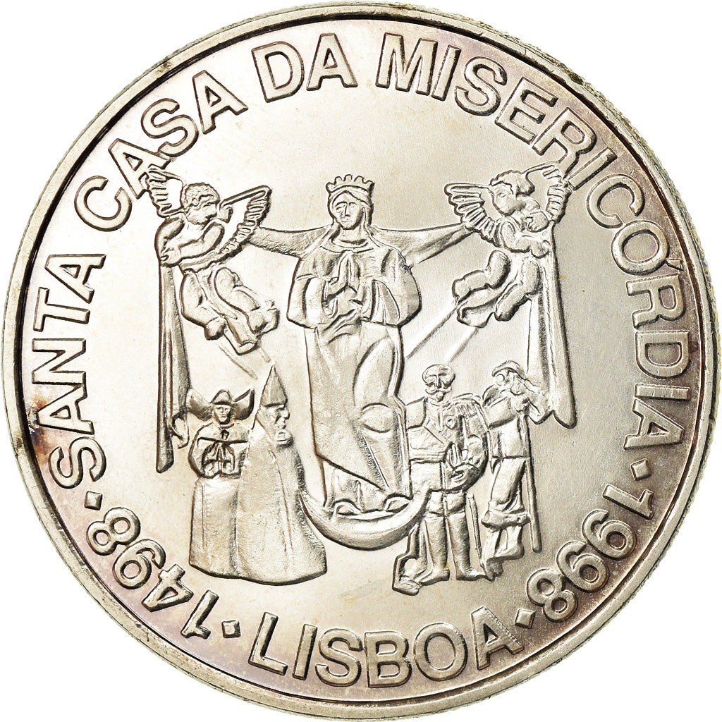 Coin, Portugal, 1000 Escudos, 1998, MS(60-62), Silver, KM:708