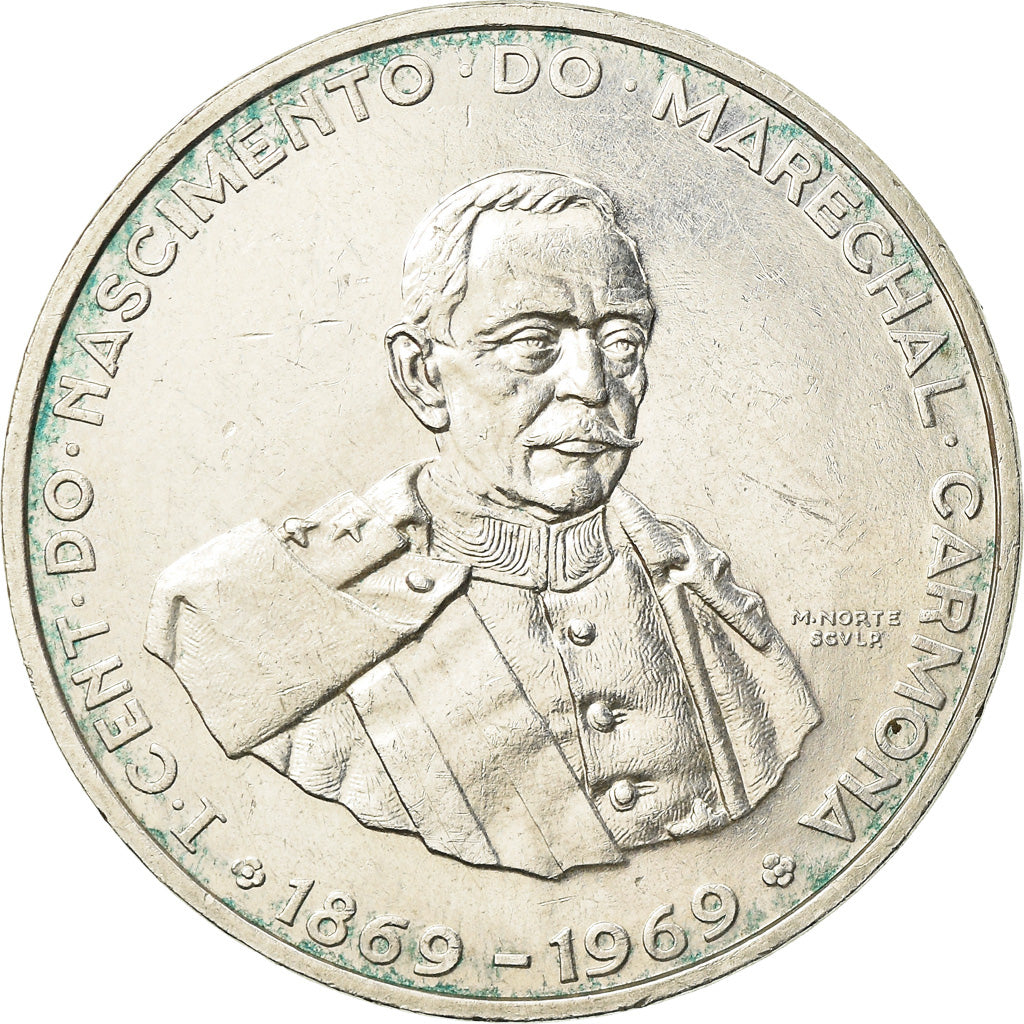 Münze, Portugal, 50 Escudos, 1969, VZ, Silber, KM:599