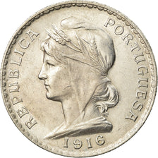 Coin, Portugal, Escudo, 1916, AU(55-58), Silver, KM:564