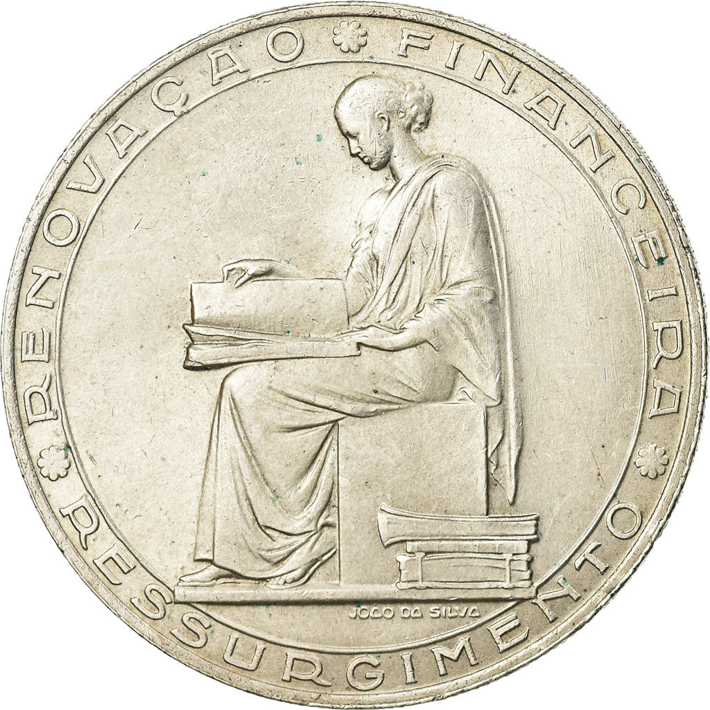 Coin, Portugal, 20 Escudos, 1953, MS(60-62), Silver, KM:585