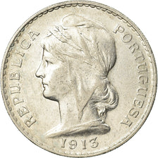 Moneta, Portugal, 50 Centavos, 1913, AU(50-53), Srebro, KM:561