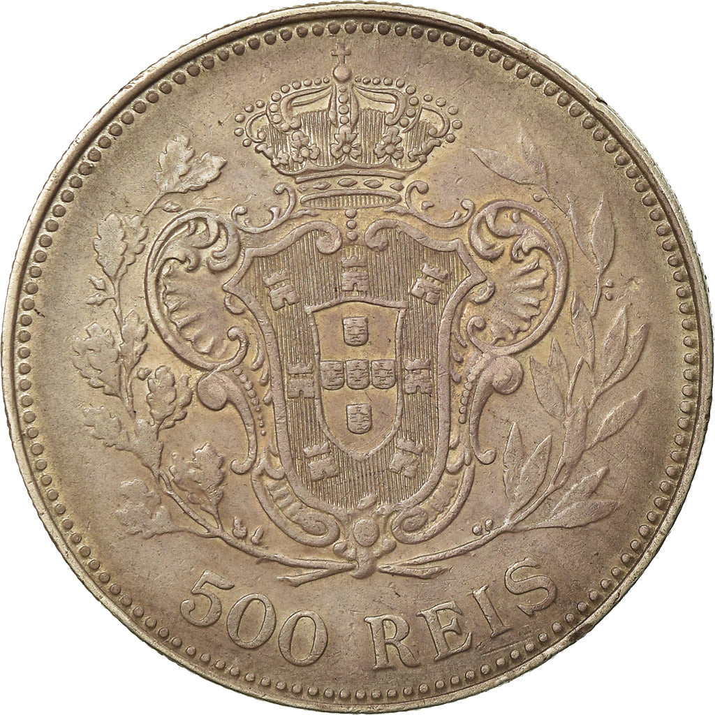 Münze, Portugal, Manuel II, 500 Reis, 1909, SS, Silber, KM:547