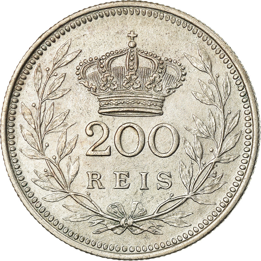 Monnaie, Portugal, Manuel II, 200 Reis, 1909, Paris, TB+, Argent, KM:549