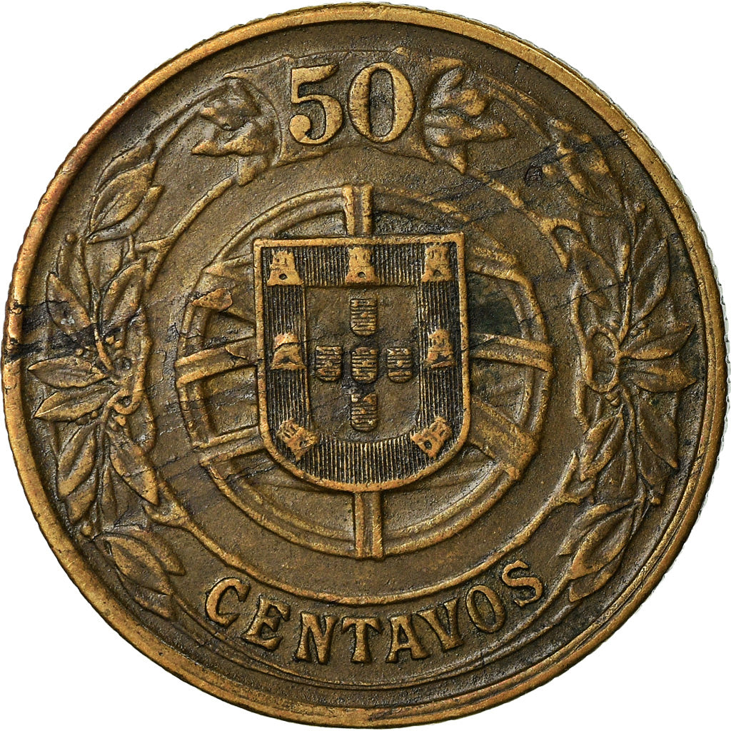 Coin, Portugal, 50 Centavos, 1926, EF(40-45), Aluminum-Bronze, KM:575