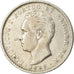 Moneta, Portogallo, Luiz I, 500 Reis, 1887, Lisbon, MB+, Argento, KM:509