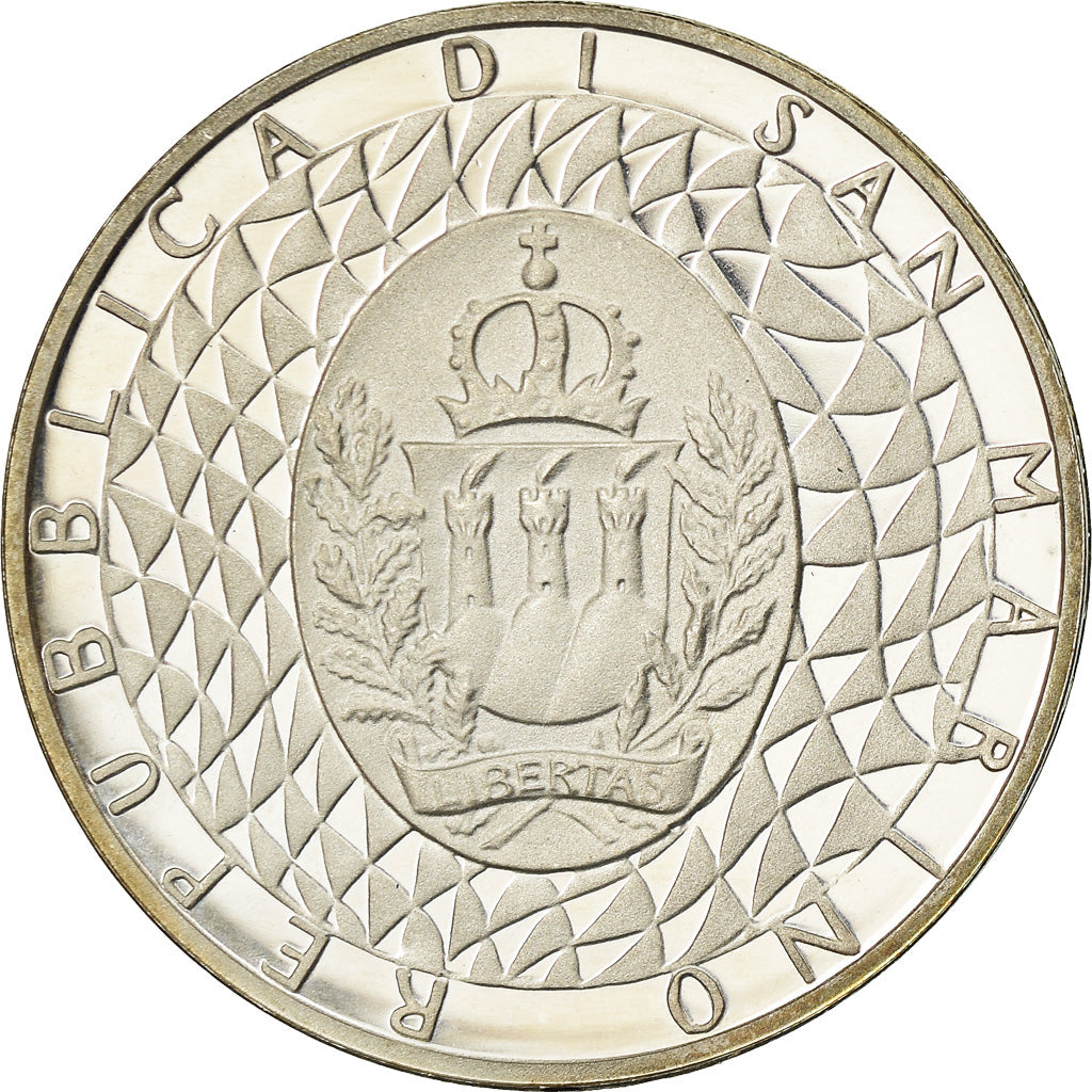 Coin, San Marino, 500 Lire, 1990, Rome, MS(63), Silver, KM:246