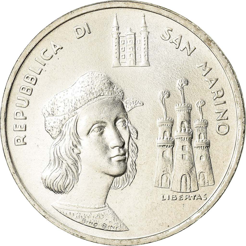 Moneta, San Marino, 1000 Lire, 1983, SPL, Argento, KM:155