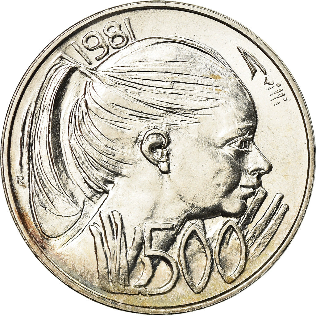 Moneta, San Marino, 500 Lire, 1981, Rome, FDC, Argento, KM:126