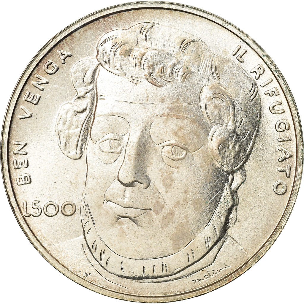 Coin, San Marino, 500 Lire, 1982, Rome, MS(63), Silver, KM:139