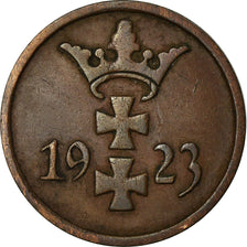 Moneda, DANZIG, Pfennig, 1923, DANZIG, MBC, Bronce, KM:140