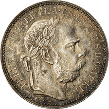 Moneta, Węgry, Franz Joseph I, Korona, 1896, Kormoczbanya, AU(55-58), Srebro