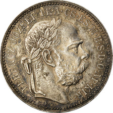 Coin, Hungary, Franz Joseph I, Korona, 1896, Kormoczbanya, AU(55-58), Silver