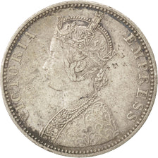 INDIA - BRITANNICA, Victoria, Rupee, 1889, BB, Argento, KM:492