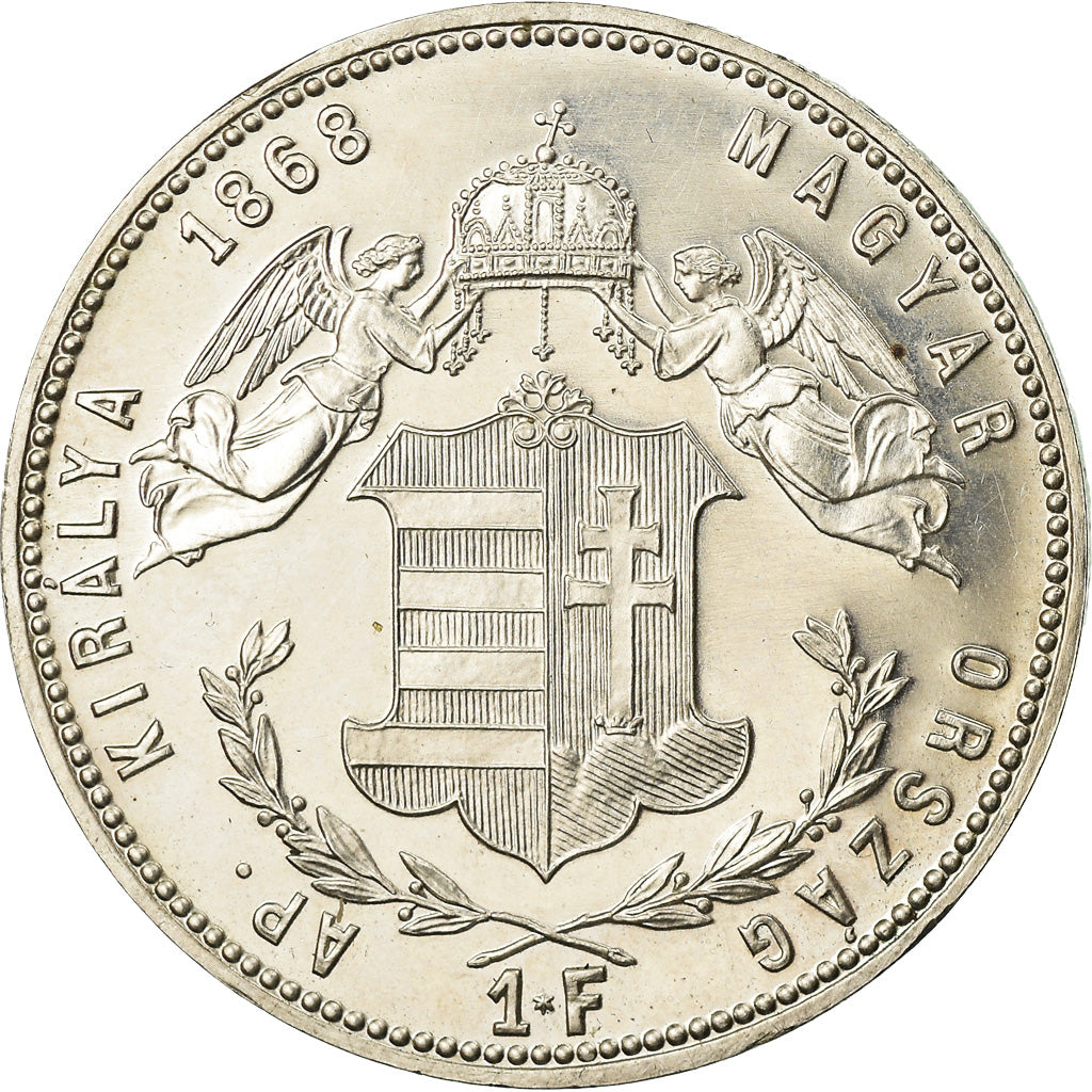 Monnaie, Hongrie, Franz Joseph I, Forint, 1868, Kremnitz, SUP+, Argent, KM:449.1
