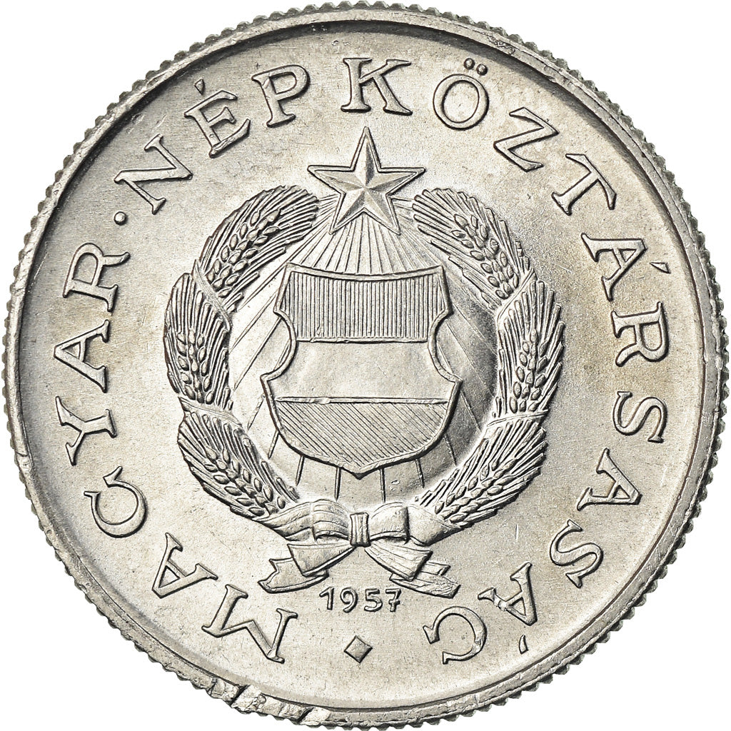 Monnaie, Hongrie, Forint, 1957, Budapest, SUP, Aluminium, KM:555