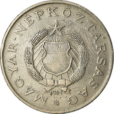 Coin, Hungary, 2 Forint, 1961, Budapest, VF(30-35), Copper-nickel, KM:556