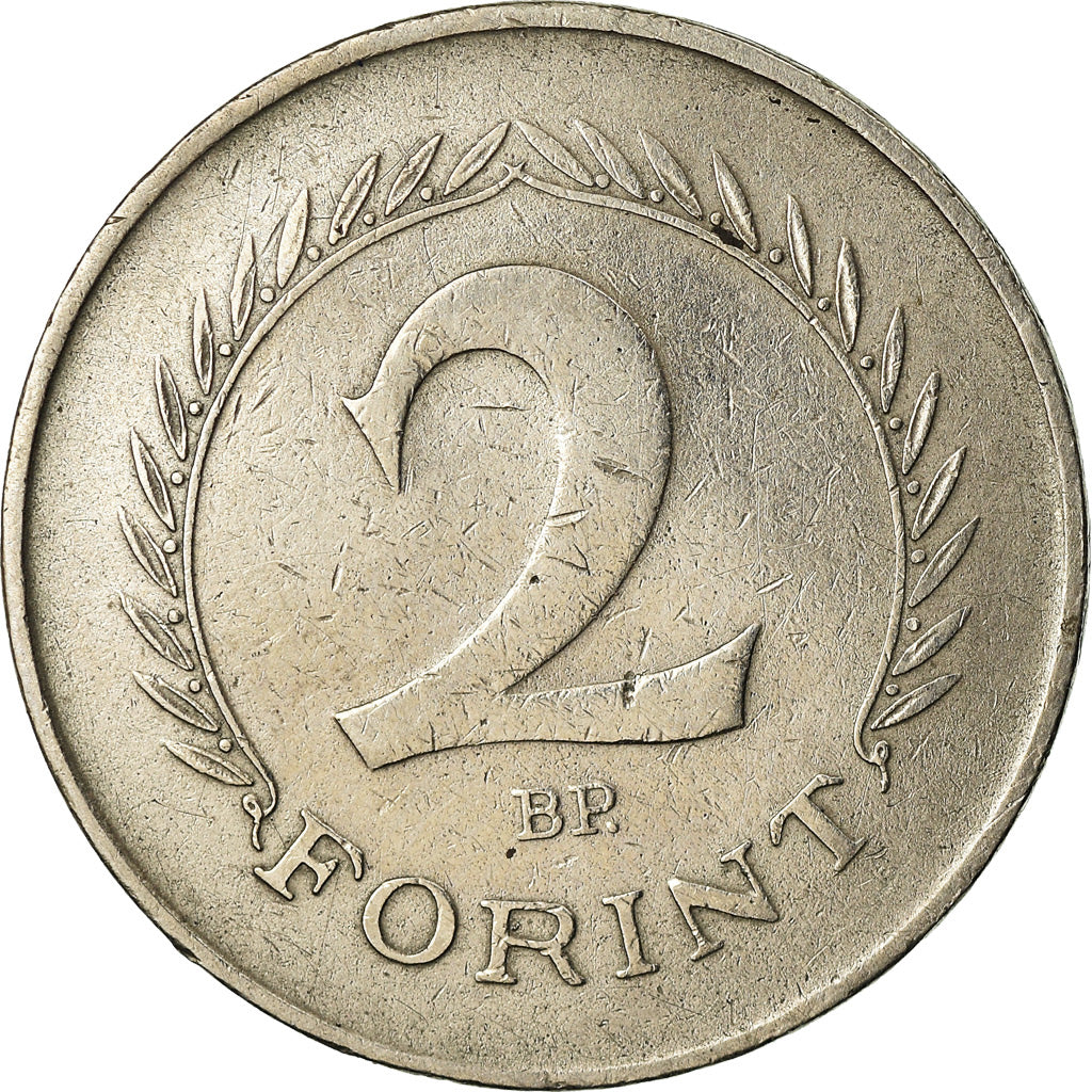 Coin, Hungary, 2 Forint, 1961, Budapest, VF(30-35), Copper-nickel, KM:556