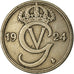 Monnaie, Suède, Gustaf V, 50 Öre, 1924, TTB, Nickel-Bronze, KM:796
