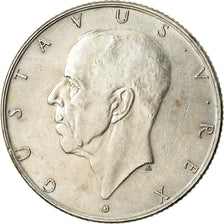 Coin, Sweden, Gustaf V, 2 Kronor, 1938, AU(55-58), Silver, KM:807