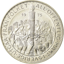 Monnaie, Suède, Carl XVI Gustaf, 50 Kronor, 1975, SUP+, Argent, KM:848
