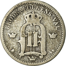 Coin, Sweden, Oscar II, 25 Öre, 1904, VF(30-35), Silver, KM:739