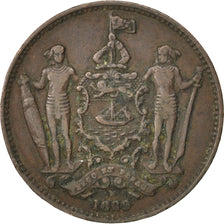 BRITISH NORTH BORNEO, 1 Cent, 1889, KM #2, VF(20-25), Bronze, 29.6, 9.41