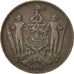 BRITISH NORTH BORNEO, 1 Cent, 1889, KM #2, VF(20-25), Bronze, 29.6, 9.41