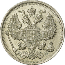 Moneda, Rusia, Nicholas II, 20 Kopeks, 1914, Saint-Petersburg, EBC, Plata