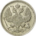Moneda, Rusia, Nicholas II, 20 Kopeks, 1914, Saint-Petersburg, EBC, Plata