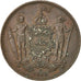 Moneta, BORNEO DEL NORD BRITANNICO, Cent, 1889, Birmingham, BB, Bronzo, KM:2