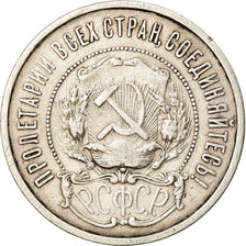 Moneta, Russia, 50 Kopeks, 1922, BB, Argento, KM:83