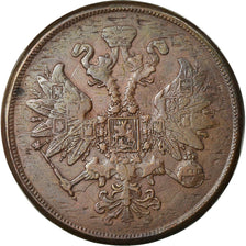 Coin, Russia, Alexander II, 2 Kopeks, 1865, Saint-Petersburg, EF(40-45), Copper