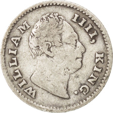 INDIA-BRITISH, 1/4 Rupee, 1835, Bombay, KM #448.3, VF(30-35), Silver, 2.75