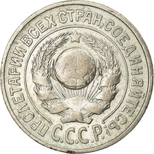 Moneta, Russia, 15 Kopeks, 1925, EF(40-45), Srebro, KM:87