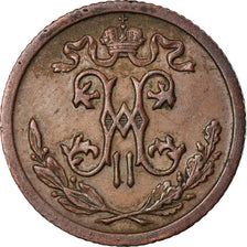 Moneda, Rusia, Nicholas II, 1/2 Kopek, 1911, Saint-Petersburg, MBC, Cobre