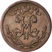 Moneda, Rusia, Nicholas II, 1/2 Kopek, 1911, Saint-Petersburg, MBC, Cobre