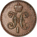 Munten, Rusland, Nicholas I, Polushka, 1/4 Kopek, 1841, FR+, Koper, KM:142.2