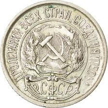 Coin, Russia, 10 Kopeks, 1922, Saint-Petersburg, EF(40-45), Silver, KM:80