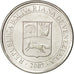 VENEZUELA, 50 Centimos, 2007, Maracay, KM #92, MS(63), Nickel Plated Steel,...